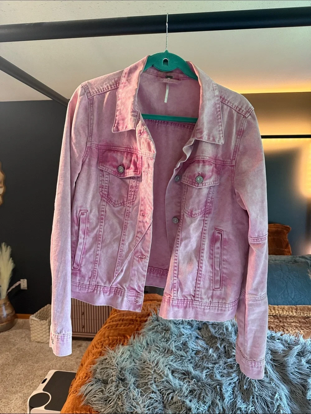 Free people rumors Pink Denim Jacket - Women - Picture 2 of 6